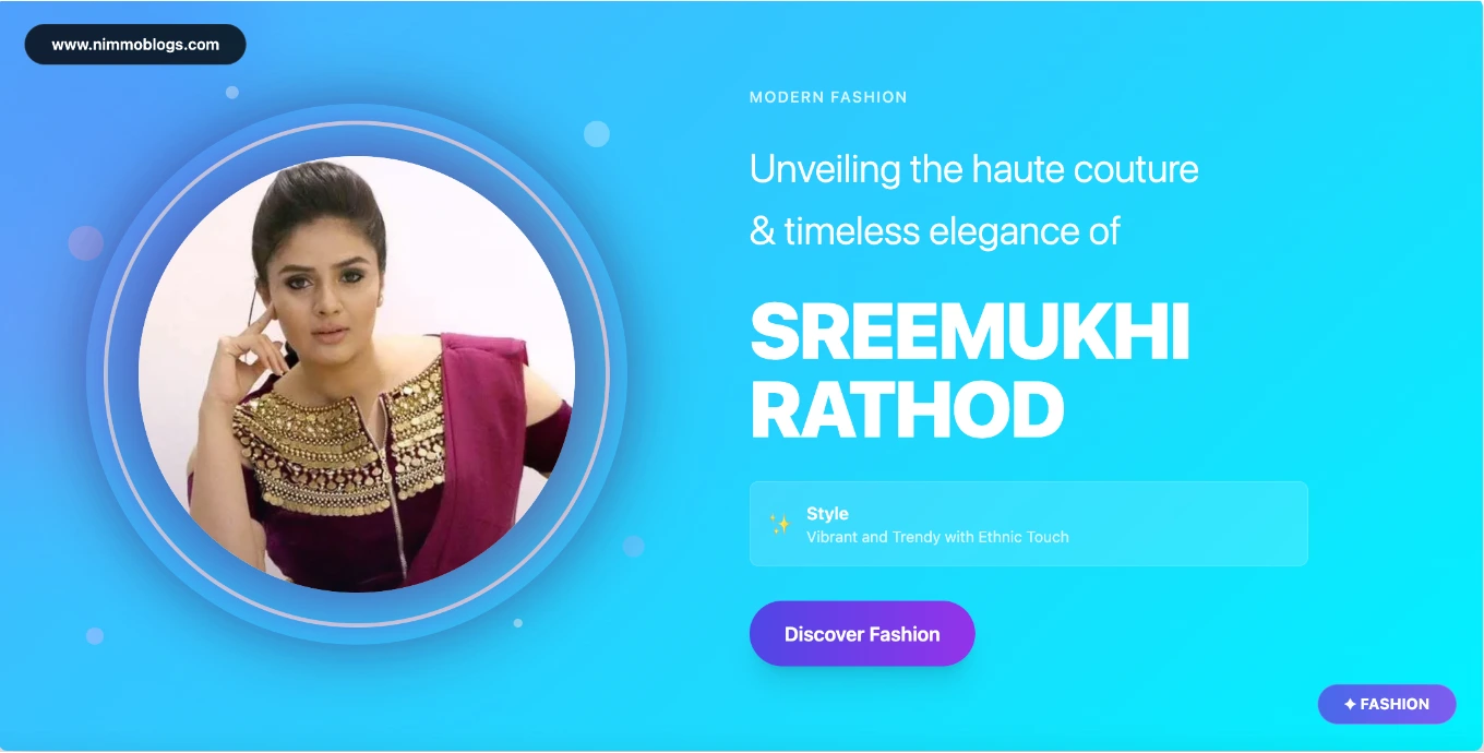 Sreemukhi Telugu Actress Biography Photo 2025