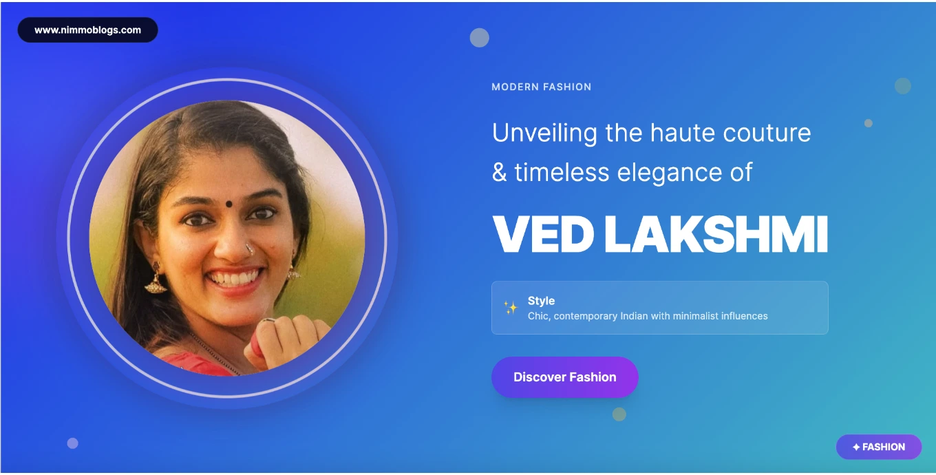 Ved Lakshmi Fashion Style Photo