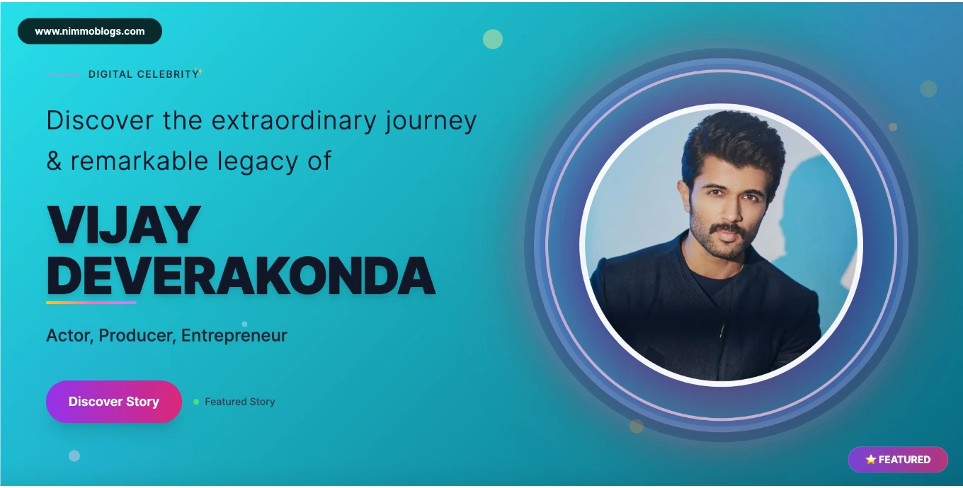 Vijay Deverakonda Biography, Age, Net Worth, Height, Movies & Facts