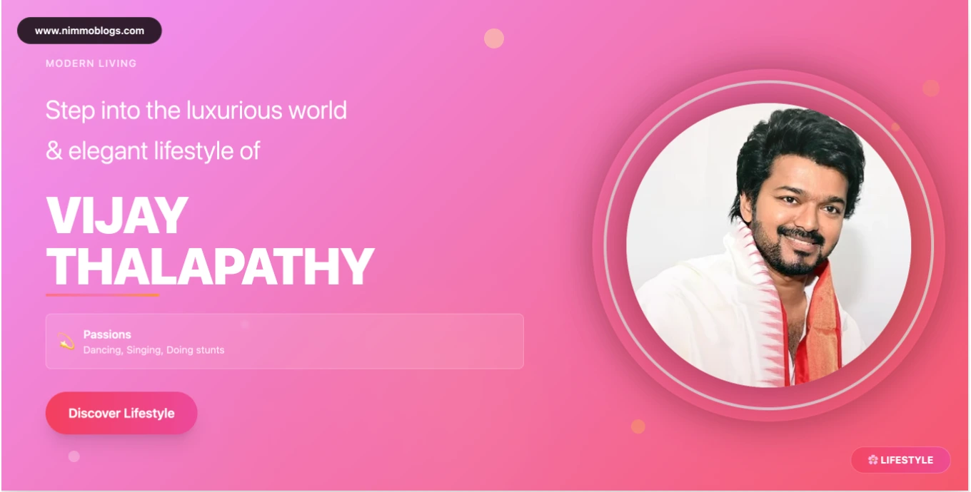Vijay Thalapathy Interesting Facts Photo 2025