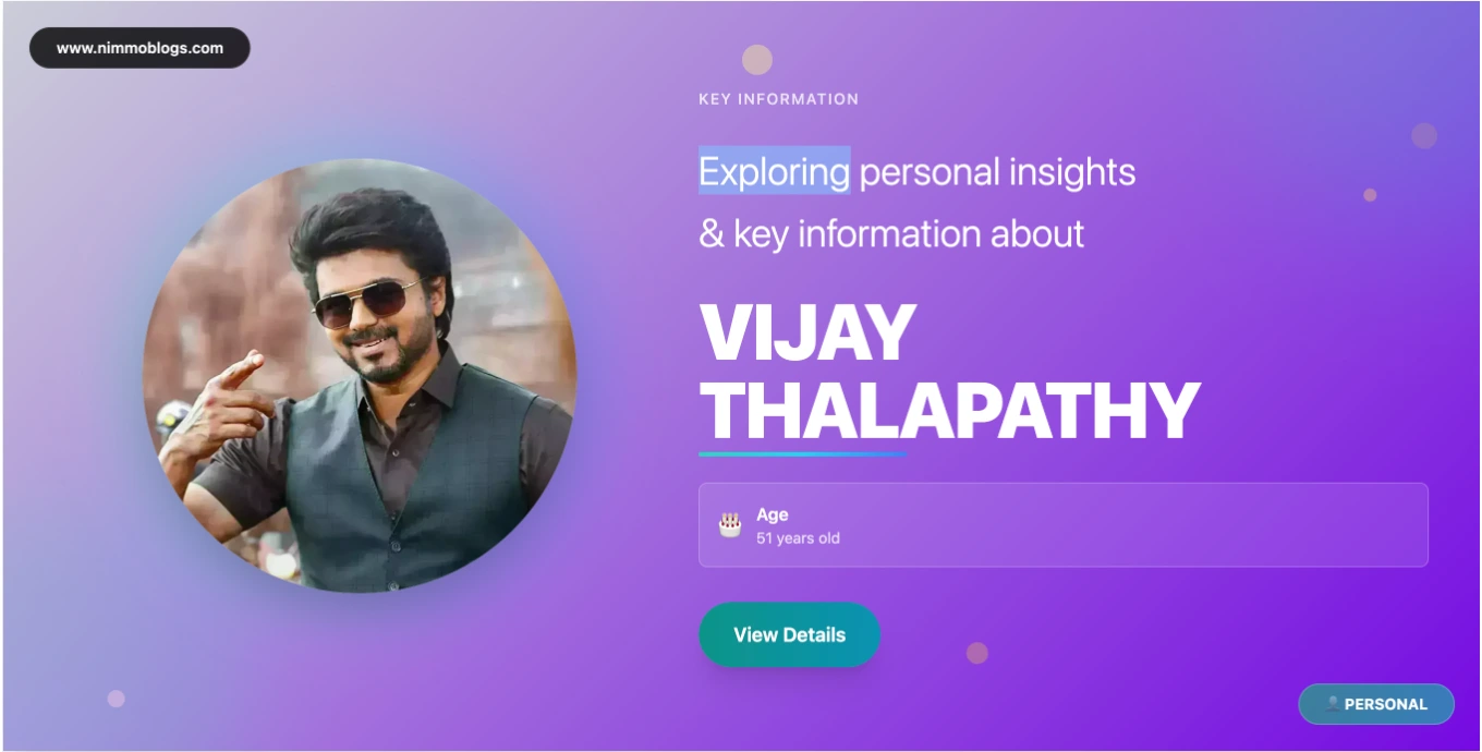 Vijay Thalapathy Tamil Cinema Biography Photo 2025
