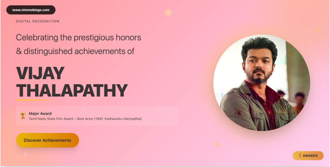 Vijay Thalapathy Awards