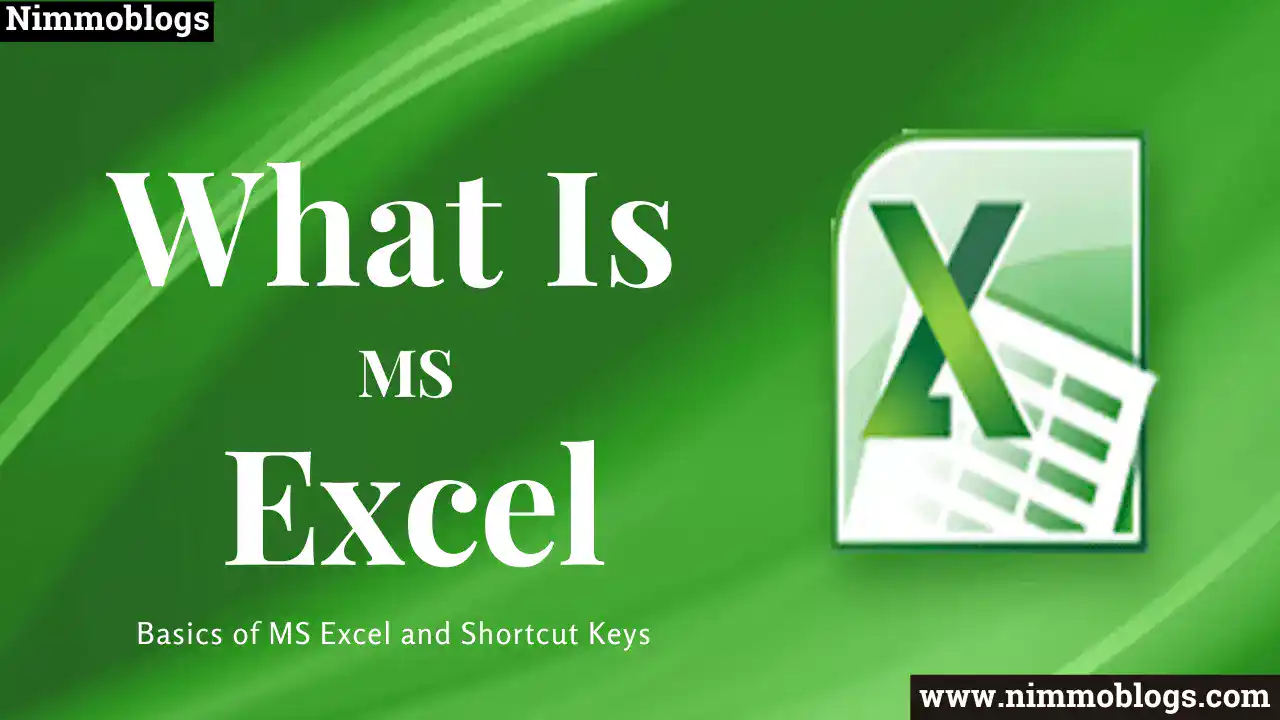 MS Excel: What Is Excel | Basics Of Excel 